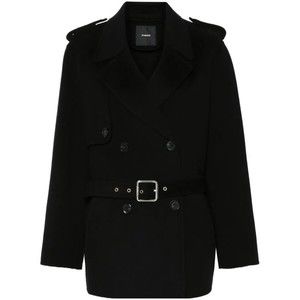Pinko Double-Breasted Belted Coat - NWT